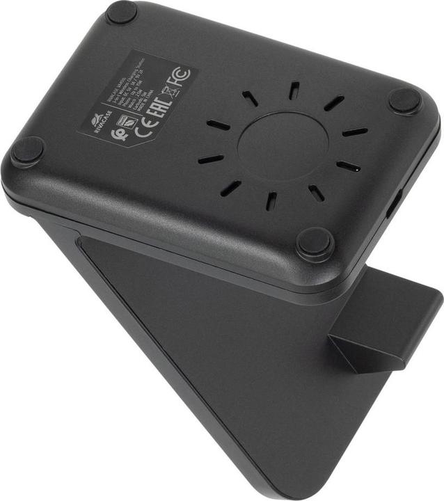 Image du produit Rivacase VA4916 WH3 Chargeur sans fil 3 en 1, charge 3 appareils simultanément, certifié Qi (15 W)
