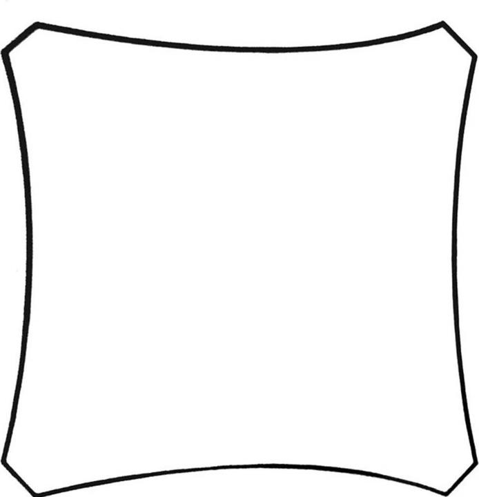 Produktbild Perel Sonnensegel (360 x 360 cm)
