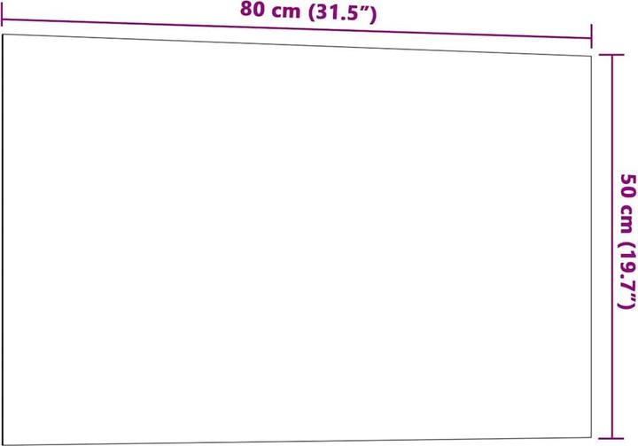 Actual product image VidaXL Maternus (80 x 50 cm)
