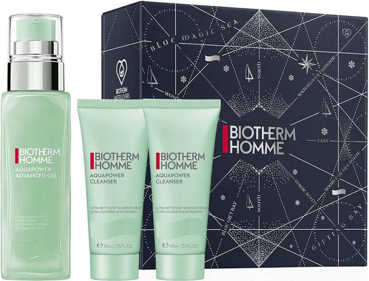 Immagine prodotto Biotherm Aquapower Set gel visage 75ml + nettoyant 40ml + nettoyant 40ml (Set per la cura del viso)