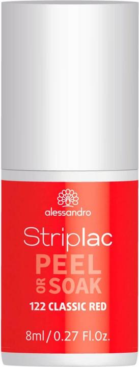 Immagine prodotto Alessandro Striplac Peel or Soak Classic Red 8 ml (Arancia, Rosso, Smalto pelabile)