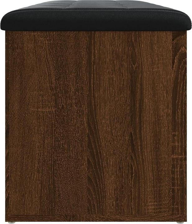 Actual product image VidaXL Bench with storage space brown oak 102x42x45 cm (42 cm)