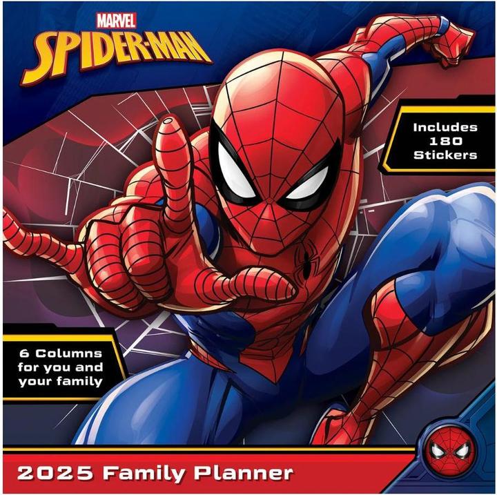 Image du produit Spider-Man 2025 30X30 Planificateur familial (30 x 30 cm, Allemand)