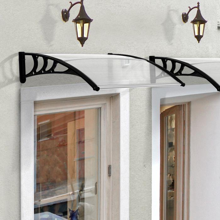 Image du produit Swisshandel24 Auvent 120 x 75 cm Polycarbonate Transparent