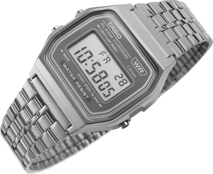 Actual product image Casio Retro Vintage - A158WETB-1AEF (Digital watch, 34 mm)