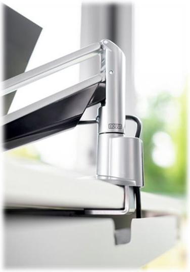 Produktbild Novus Monitortragarm Clu Duo C 2 - 7 kg silber Tischbef. (Tisch, 27")
