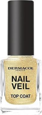 Actual product image Dermacol Sparkling Beach Nail Veil Top Coat 11 Ml (Top coat)