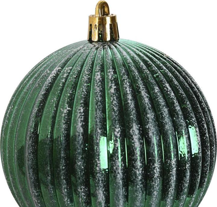 Esprit Weihnachtsbaumkugeln Home Rot grün PVC 16 x 16 x 24 cm (2 Stück) (12 -teilig)