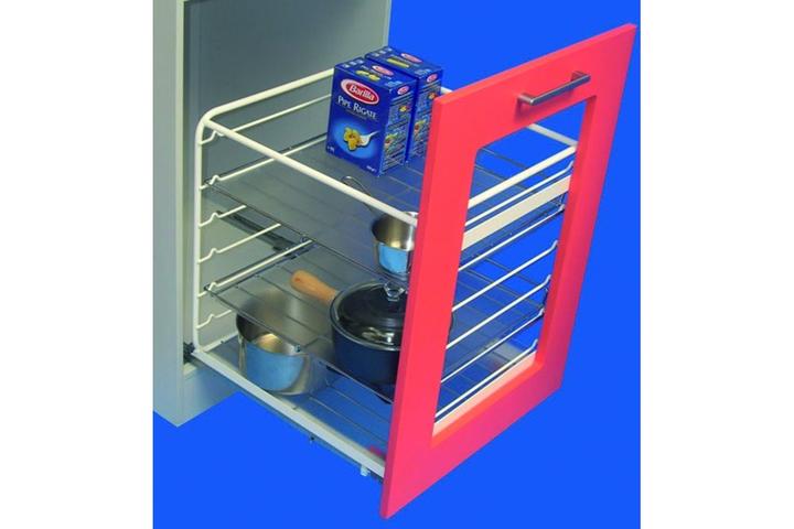 Actual product image Werkstarck Wire basket and pan front full extensions