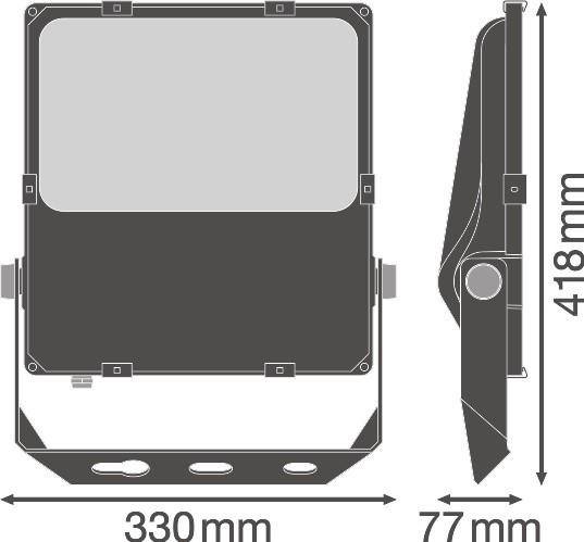 Actual product image Ledvance FL PFM 100W/4000K ASYM 55X110 (12900 lm, IP66)