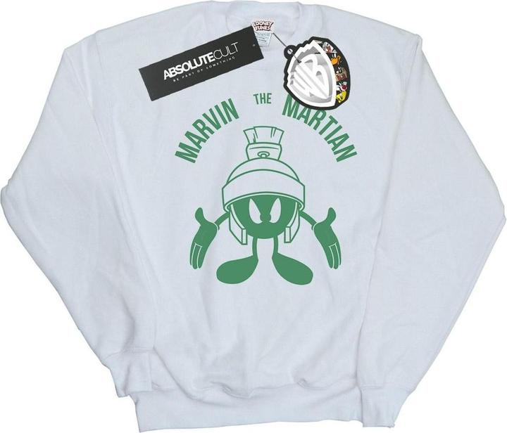 Looney Tunes Marvin The Martian Large Head Sweatshirt (XL)