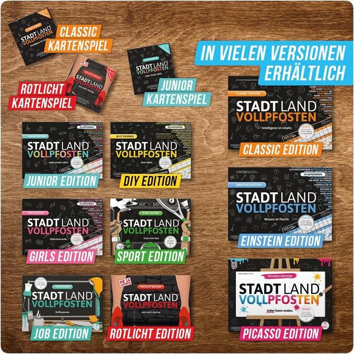 Produktbild Denkriesen Stadt Land Vollpfosten Party Edition (Deutsch)