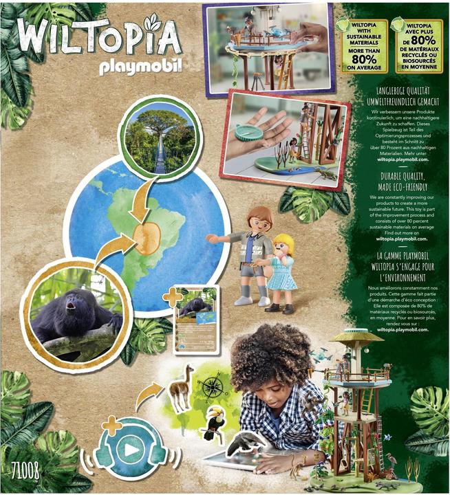 Actual product image Playmobil 71008 Wiltopia - Research tower with compass (71008, Playmobil Wiltopia)