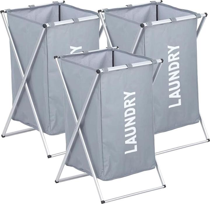Actual product image König Design 3 Stück Wäschesammler Fächer Wäschebox Wäschetruhe Wäschetrenner Wäschesortierer