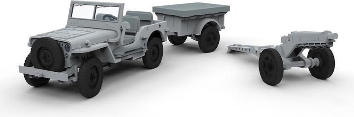 Image du produit Airfix Kit de construction Willys MB Jeep British Airborne 1:76