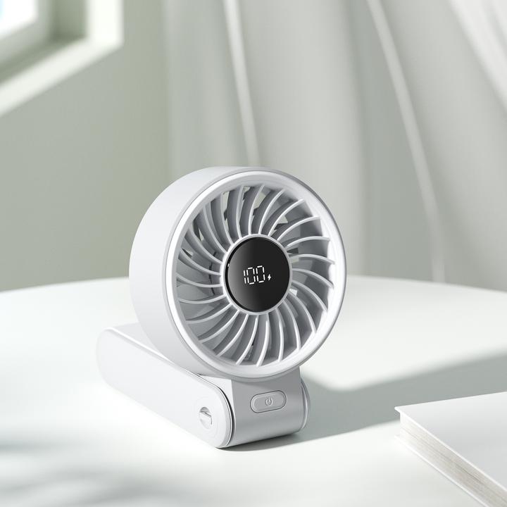 Actual product image Jisulife Handheld Fan Life7 (5000mAh) white