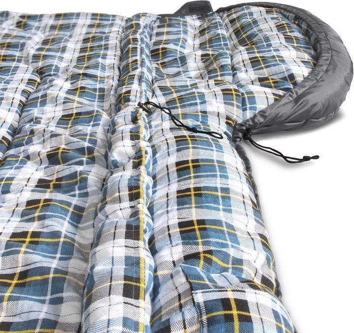 Produktbild Normani 4-in-1 Schlafsack „Antarctica“ (RV rechts) Grau (220 cm)