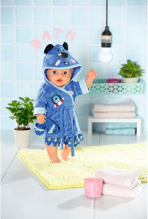 Produktbild Zapf Creation BABY born Bath Deluxe Bademantel, 43cm