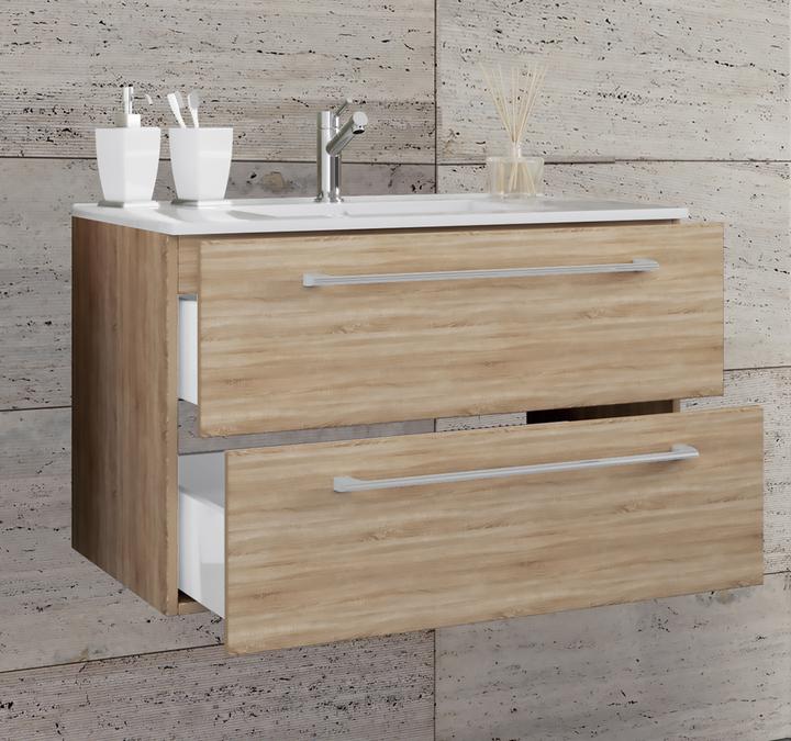 Produktbild VCM 2.-tlg. Waschplatz Waschtisch Badinos Schublade