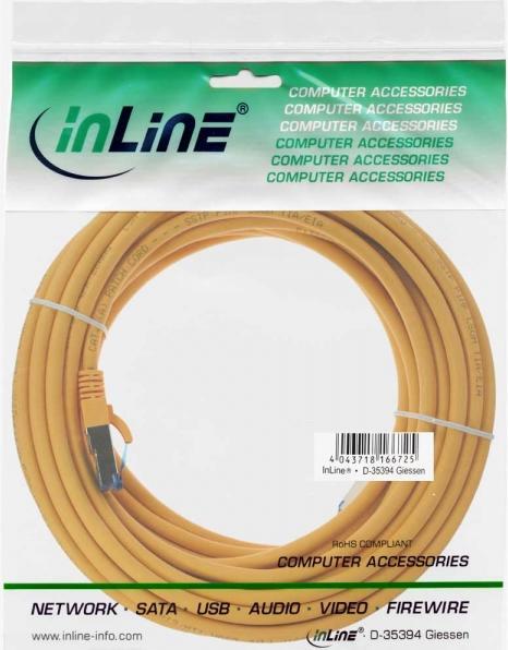 Immagine prodotto InLine Cavo patch Cat.6A, S/FTP (PiMf), 500MHz (S/FTP, CAT6a, 7.50 m)