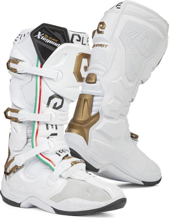 Actual product image Eleveit X LEGEND LIMITED EDITION MX-Stiefel weiss-gold 48 (Men, 48)