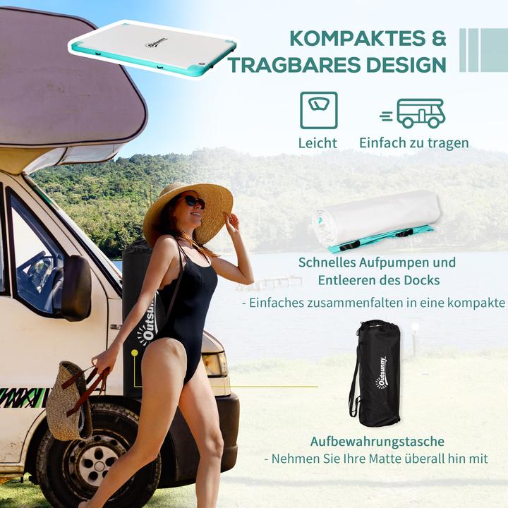Produktbild Outsunny Badeinsel mit Aufblasfunktion