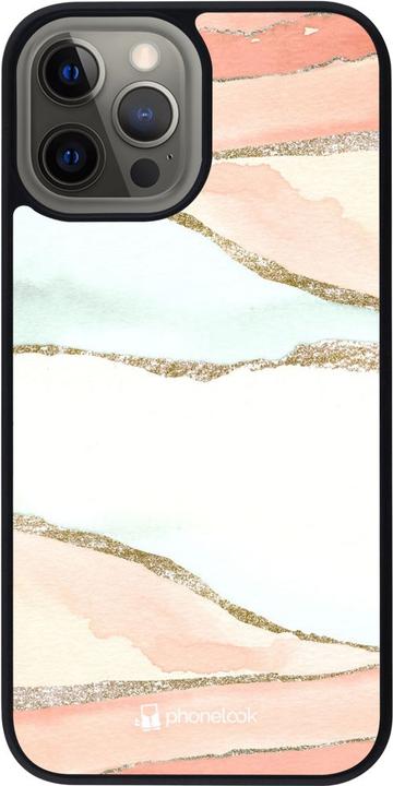 Immagine prodotto PhoneLook Coperchio in silicone nero arancione scintillante (Apple iPhone 12 Pro Max)