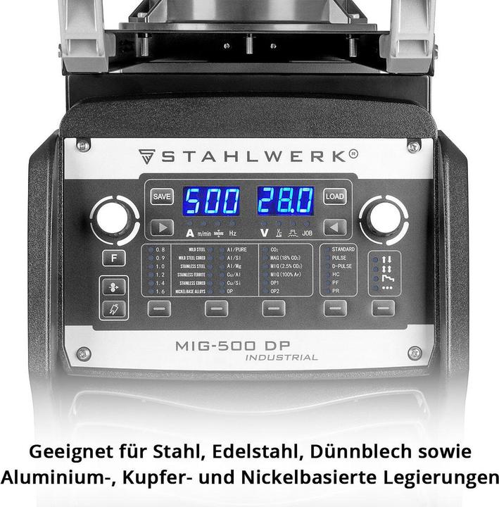 Produktbild Stahlwerk Industrie-Schweissgerät MIG MAG 500 DP IGBT Inverter mit 500 Ampere