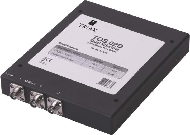 Immagine prodotto Triax Amplificatore ottico a 2 vie TOS 02 D con connessioni FC/PC (Cavi)