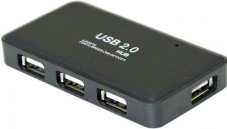 Actual product image Exertis Connect Mini USB 2.0 Hub, 4 Port (USB-A, Mini USB, 4 Ports)