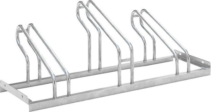 Actual product image Wsm Bicycle hanger parker 1-sided 90 ° galvanised Number of wheel bases 3 to screw on