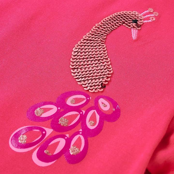 Immagine prodotto VidaXL Camicia a maniche lunghe per bambini rosa brillante 104,Materiale: 95% cotone (104)