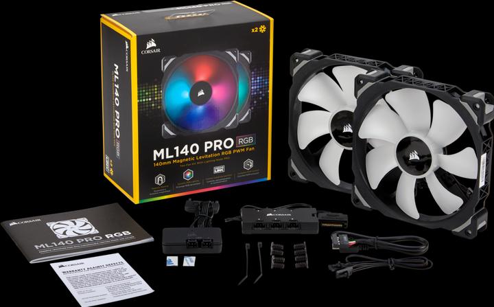 Image du produit Corsair ML140 PRO RGB 2er (140 mm, 2 x)