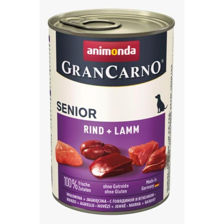 Actual product image animonda GranCarno SENIOR Beef & Lamb (Senior, 1 pcs., 400 g)