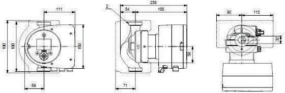 Immagine prodotto Grundfos Pompa di circolazione a controllo elettronico MAGNA3 32-120 180 mm 2" 98609708