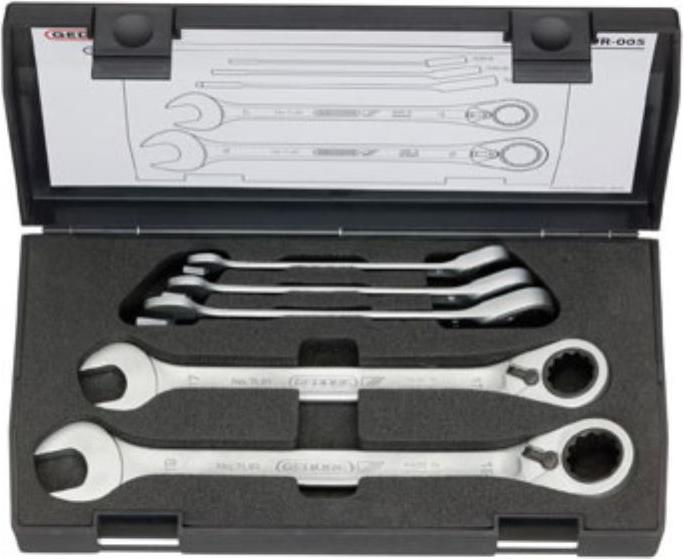 Productafbeelding Gedore Combinatie ratelsleutelset (19 mm, 8 mm, 10 mm, 14 mm, 18 mm, 11 mm, 12 mm, 17 mm, 15 mm, 13 mm, 9 mm, 16 mm)