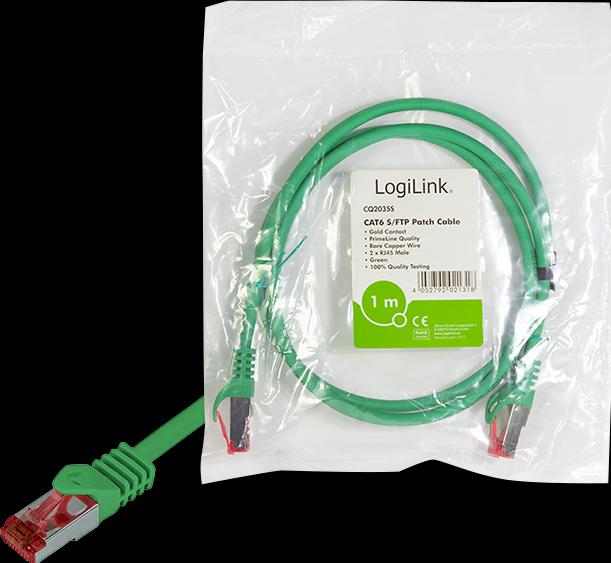 Actual product image LogiLink Network cable (S/FTP, CAT6, 0.25 m)