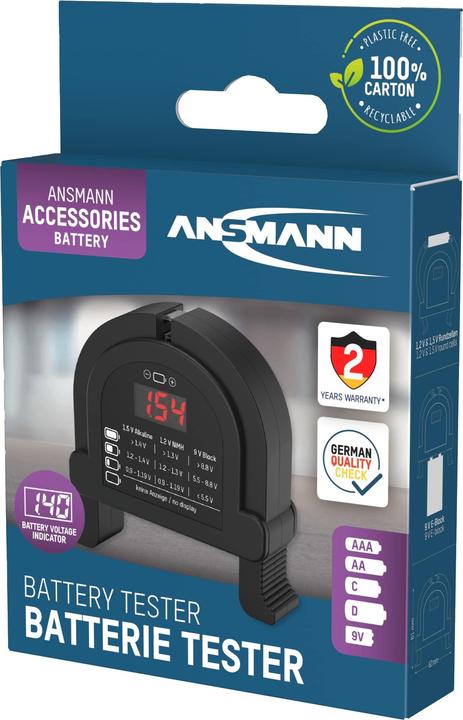 Actual product image Ansmann Batterietester