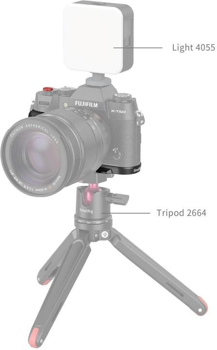Immagine prodotto SmallRig 4783 Impugnatura a L in silicone per X T50 (Impugnatura)