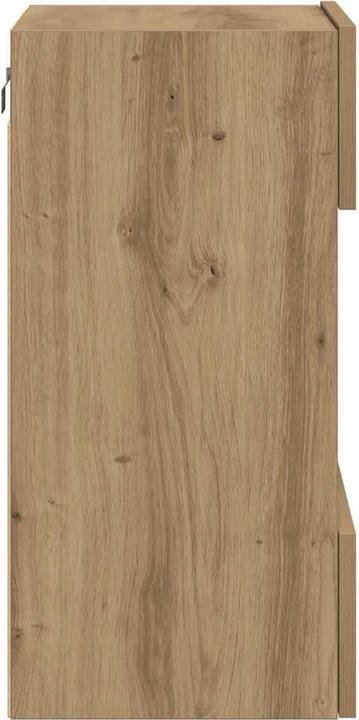 Image du produit VidaXL Meubles TV muraux avec lampes LED 2 pcs. Chêne Artisan Meuble TV suspendu