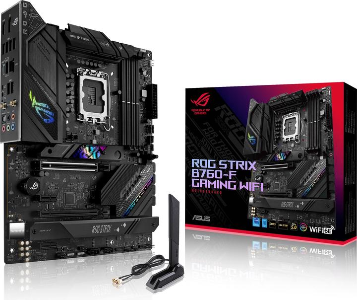 Image du produit ASUS ROG STRIX B760-F Gaming WIFI (LGA 1700, Intel B760, ATX)