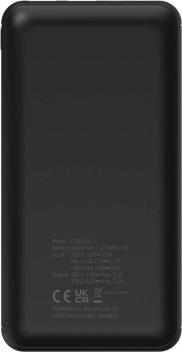 Actual product image Ansmann PB212 (30000 mAh, 10.50 W, 111 Wh)