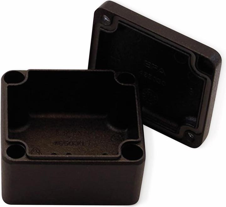 Produktbild Eneroid Alu-Gehäuse Efabox, 80x75x57 mm, schwarz, IP68 (Gehäuse)