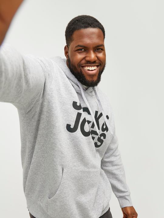 Produktbild Jack & Jones Basic Logo Plus Size Hoodie (XXL, 4XL)