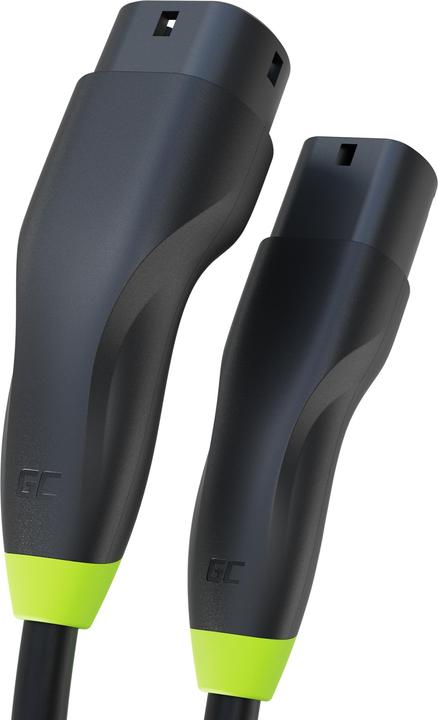 Produktbild GreenCell Kabel EV Green Cell GC Snap Type 2 11kw 5m (Typ 2, 11 kW, 16 A, 5 m)