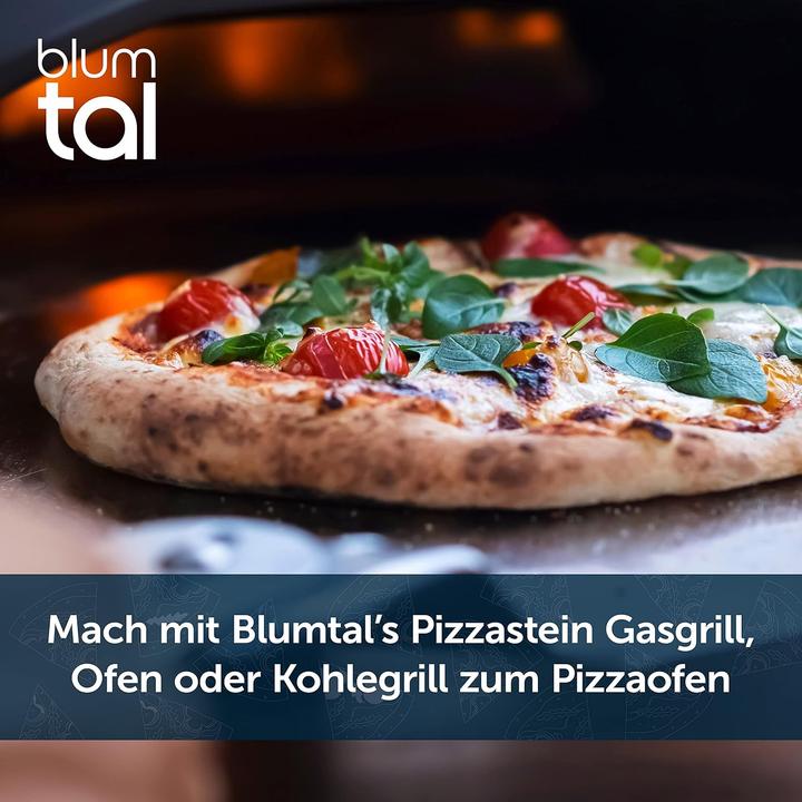 Actual product image Blumtal Pizzastein für Backofen und Grill (38x30 cm)