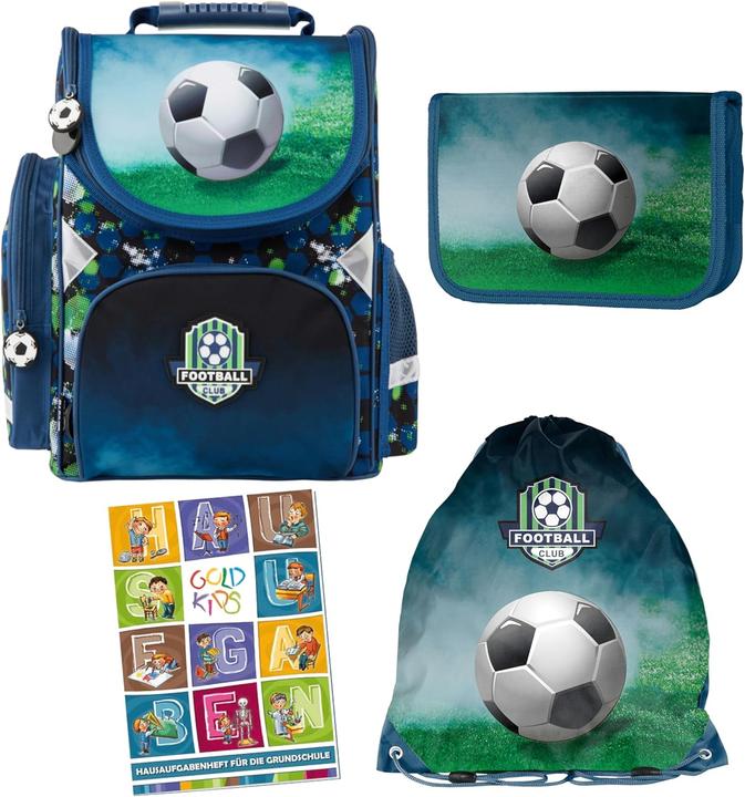 Goldkids Fussball Schulranzen-Set
