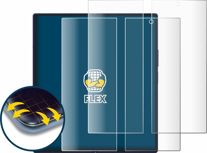 Produktbild BROTECT Fullscreen Schutzfolie Displayschutz Folie Klar Transparent (2 Stück, Samsung Galaxy Z Fold7)