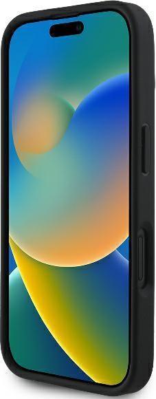 Actual product image Karl Lagerfeld KLHCP16SPQDSMGK iPhone 16 6.1" czarny/black hardcase Quilted Signature (Apple iPhone 16)