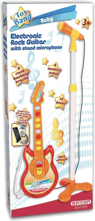 Actual product image No Name Bontempi Baby Electric Guitar with Microphone 19113